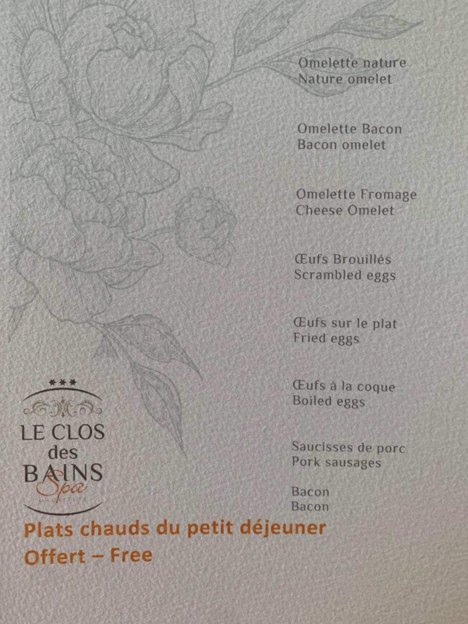 Le Clos Des Bains Mauritius Blue Bay Exteriér fotografie